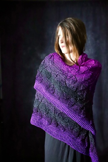 Crochet pattern shawl Morbi