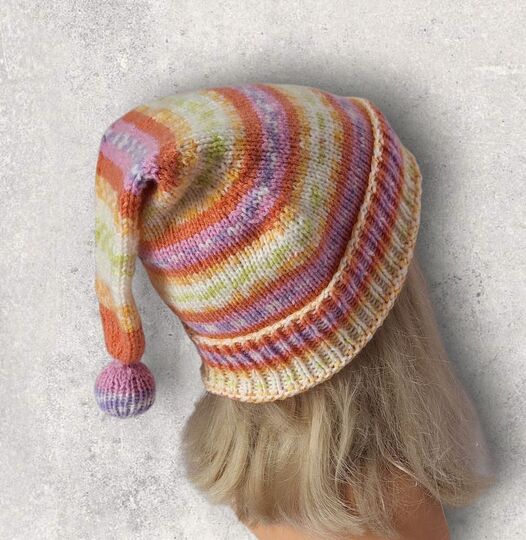 Strickanleitung Wichtelmütze unisex, ca. 2 - 4 Jahre    #374