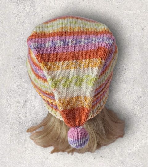 Strickanleitung Wichtelmütze unisex, ca. 2 - 4 Jahre    #374