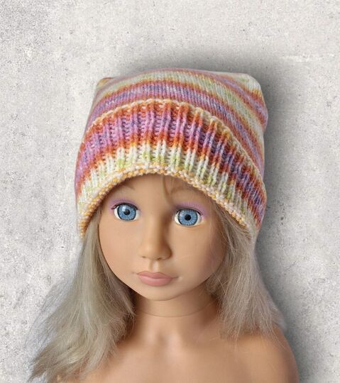 Strickanleitung Wichtelmütze unisex, ca. 2 - 4 Jahre    #374