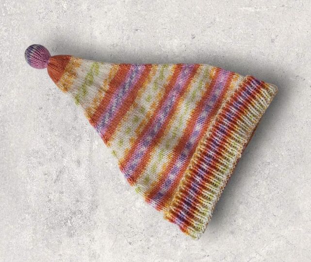 Strickanleitung Wichtelmütze unisex, ca. 2 - 4 Jahre    #374