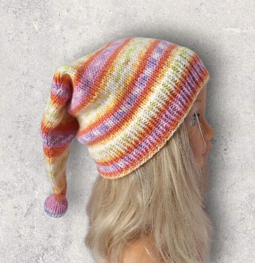 Strickanleitung Wichtelmütze unisex, ca. 2 - 4 Jahre    #374