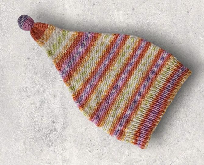 Strickanleitung Wichtelmütze unisex, ca. 2 - 4 Jahre    #374