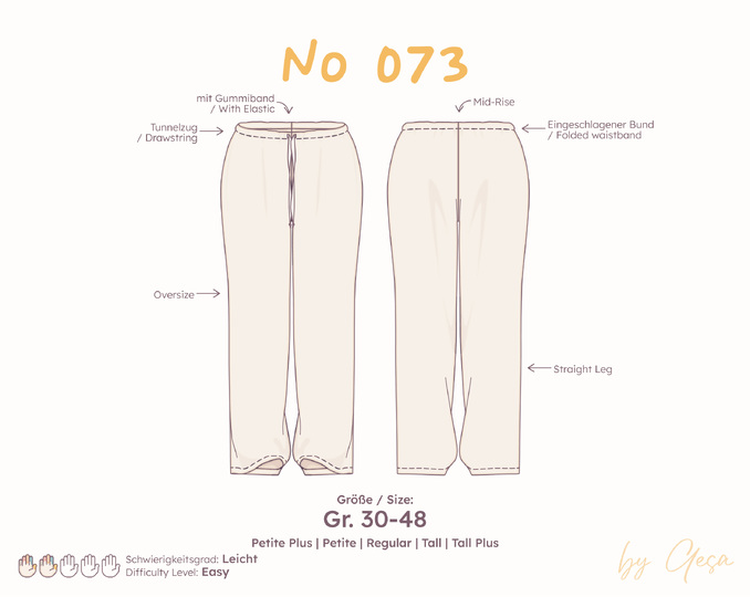 Oversized pajama pants – Women 30–48
