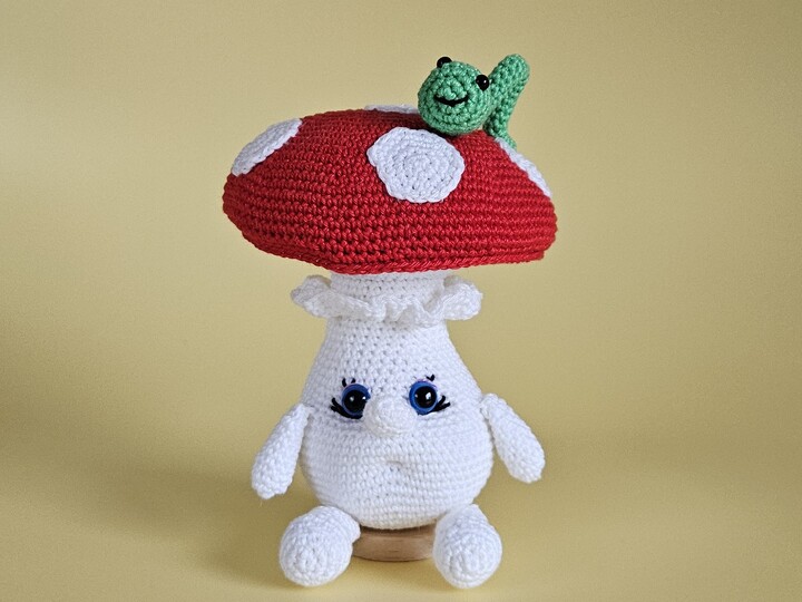 Uschi und Ullrich das Pilzpärchen - Amigurumi Häkelanleitung