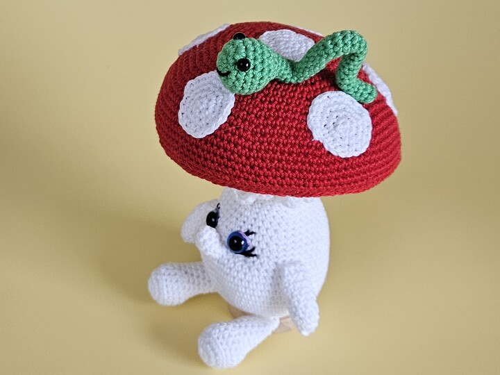 Uschi und Ullrich das Pilzpärchen - Amigurumi Häkelanleitung