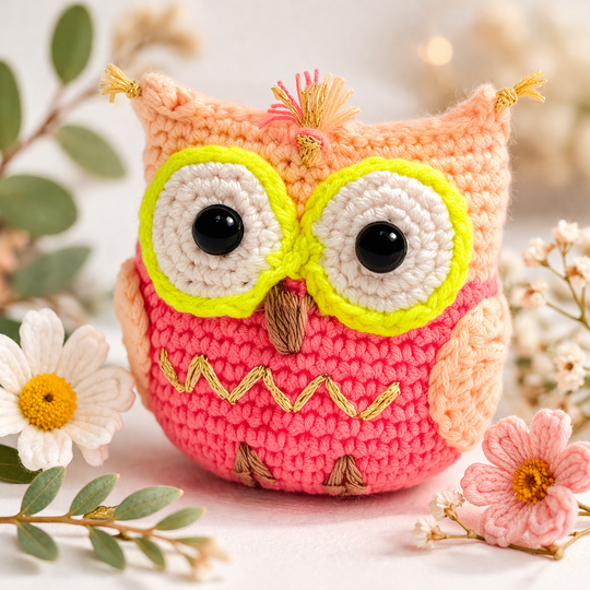 Eule & Küken „Goldie“ - Häkelanleitung für Ostern, Dekoration, Geschenk