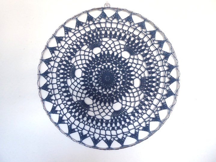 Mandala Sonnenstern – Häkelanleitung mit Schritt-für-Schritt-Fotos