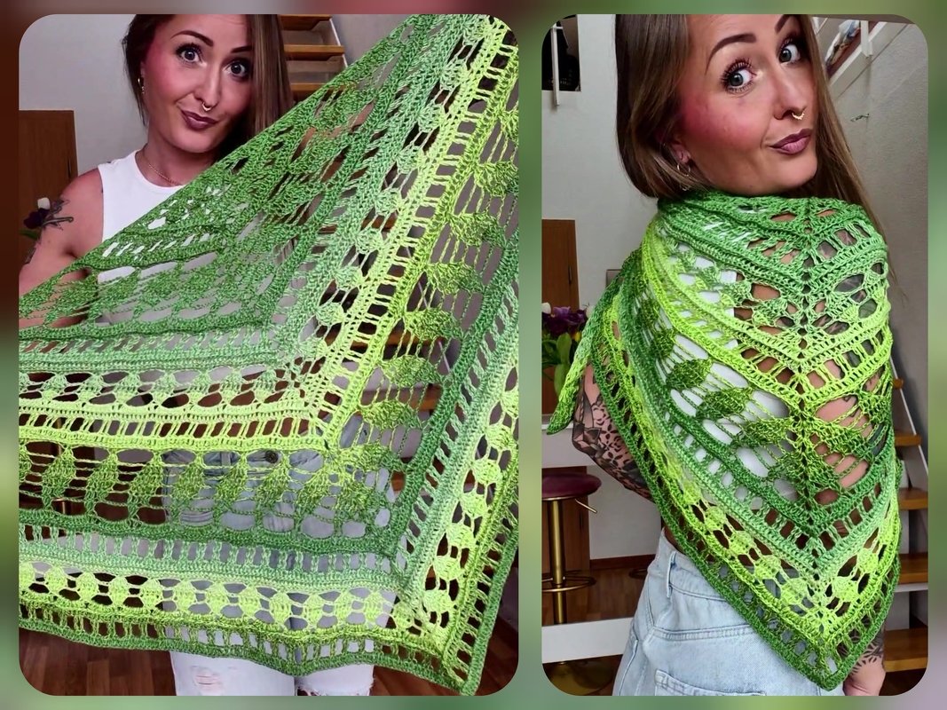 Tuch Jutta häkeln - Bild 6