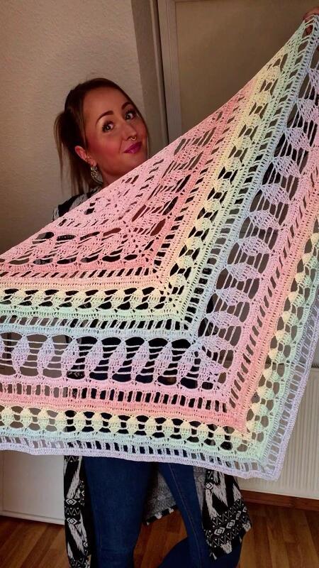 Tuch Jutta häkeln - Bild 2