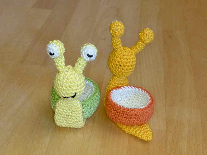 Häkelanleitung Eierbecher Schnecke "Die Eierschnecke"