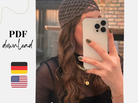 Crochet Pattern Mesh Hat LUMI | advanced beginner | German & English