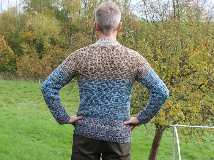 CAL "Woven Wostra" unisex Häkelpullover RVO in allen Größen