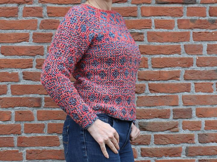 CAL "Woven Wostra" unisex Häkelpullover RVO in allen Größen