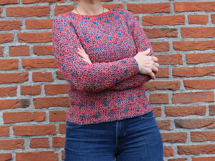 CAL "Woven Wostra" unisex Häkelpullover RVO in allen Größen