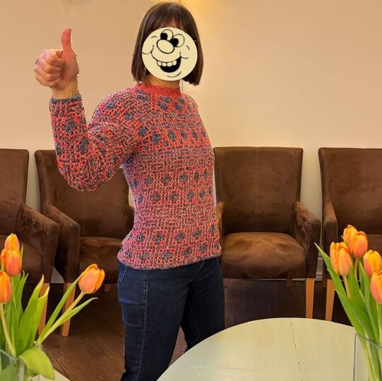 CAL "Woven Wostra" unisex Häkelpullover RVO in allen Größen