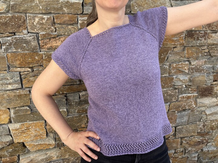 Sommer Shirt ‘Elin’ – Eine Strickanleitung