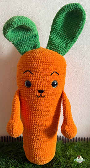 Mr. Möhre und sein Hasi - Häkelanleitung