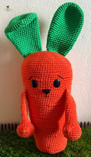 Mr. Möhre und sein Hasi - Häkelanleitung