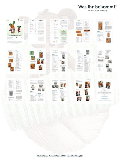 Mr. Möhre und sein Hasi - Häkelanleitung