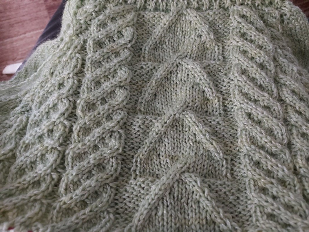 RVO-Jacke "Irischer Winter", Aranmusterjacke Gr. XS-5XL und größer - Bild 13