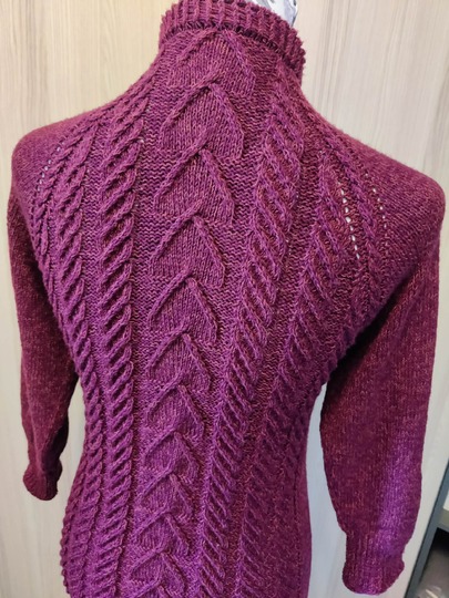 RVO-Jacke "Irischer Winter", Aranmusterjacke Gr. XS-5XL und größer