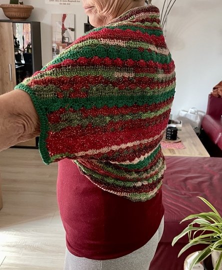 Wunderschöner Seelenwärmer "Glitter" für jede Größe (lt. Anleitung)