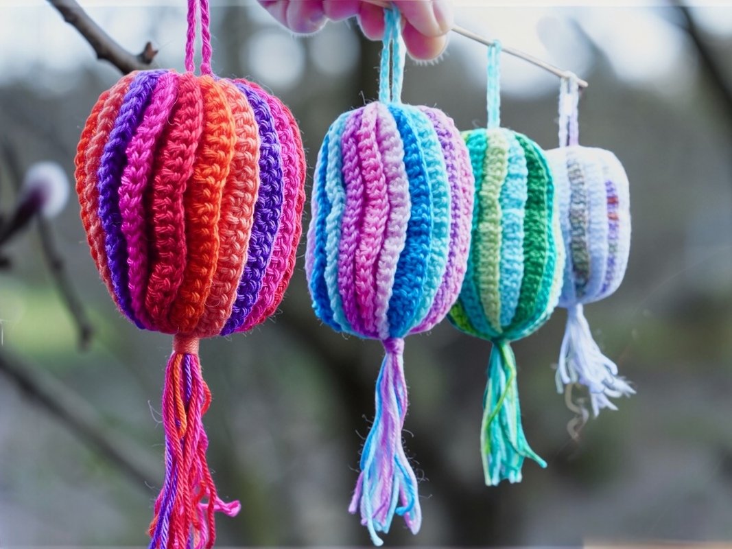 Tawashi Eggs - Crochet Pattern