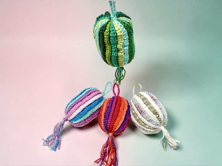 Tawashi Eggs - Crochet Pattern