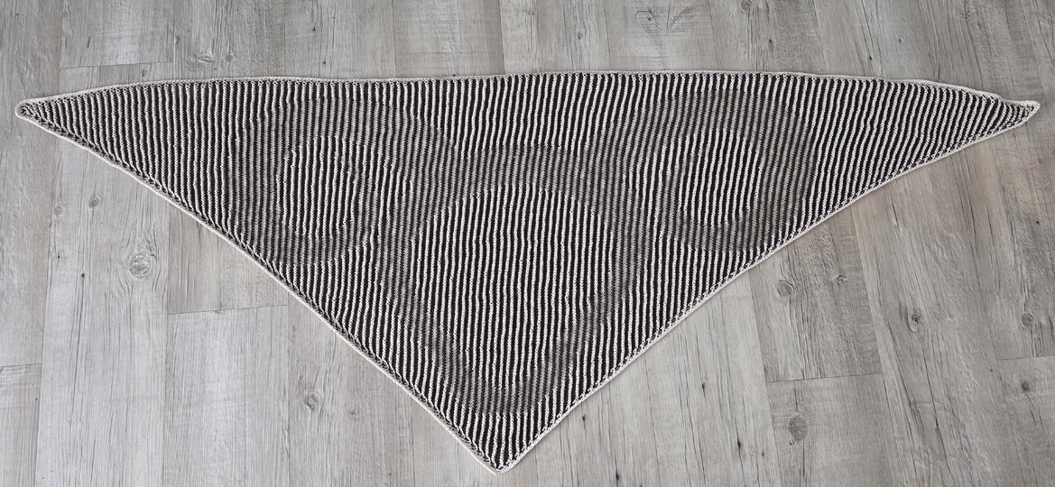 Aries, Shadow Knitting, Illusion Knitting, Motif Shawl