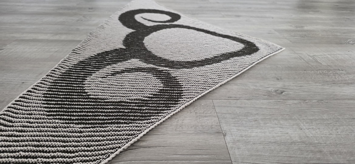 Aries, Shadow Knitting, Illusion Knitting, Motif Shawl