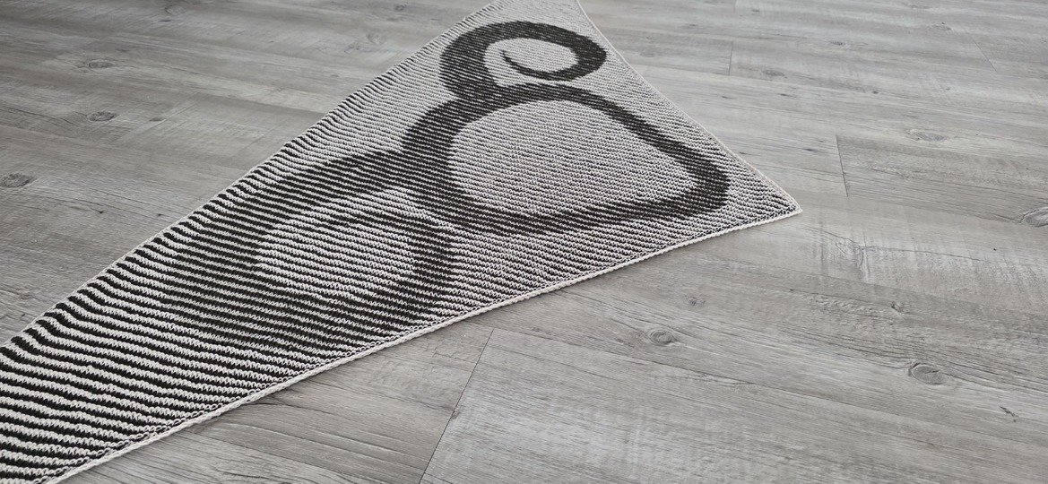 Widder (Sternzeichen), Schattenstricken, Illusionsstricken, Motivtuch