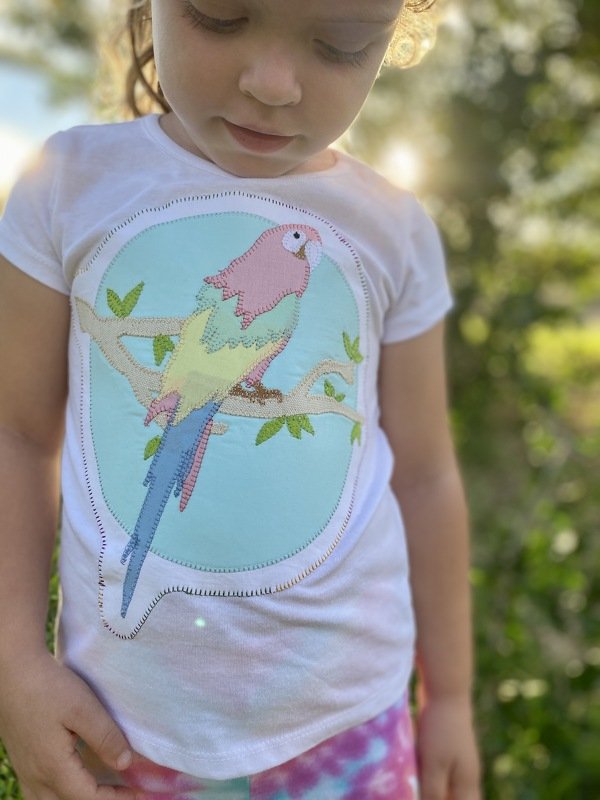 Applikationsvorlage Papagei Artemis - Bild 2