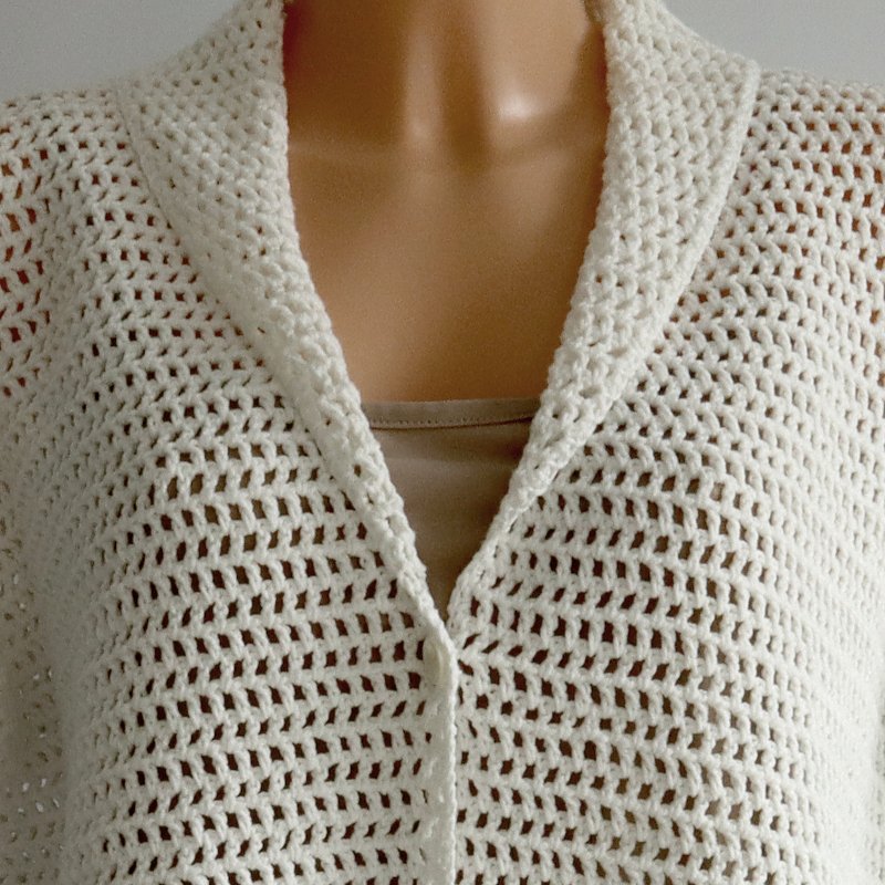 Cardigan, Shirt „Selma“ – Unisex-Sommerhemd Häkelanleitung - Bild 10