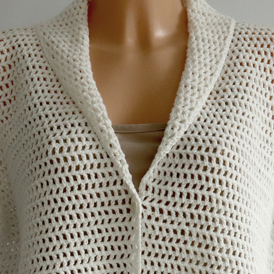 Cardigan, Shirt „Selma“ – Unisex-Sommerhemd Häkelanleitung