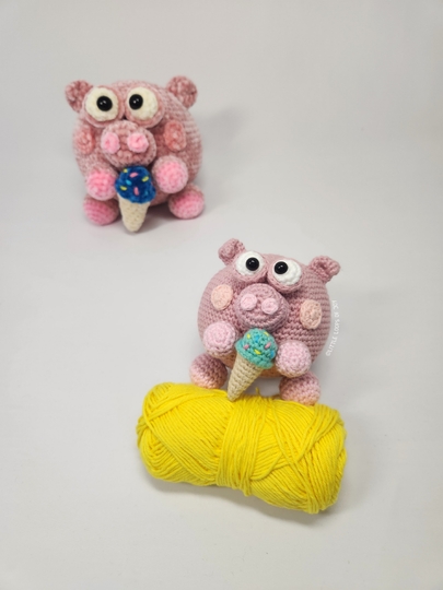 Häkelanleitung Amigurumi Schweinchen "Ophelia"