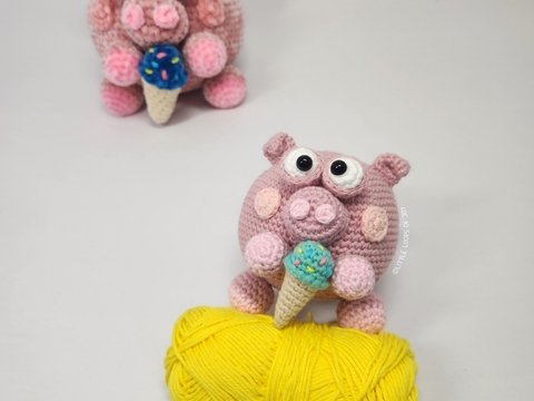 Häkelanleitung Amigurumi Schweinchen "Ophelia"