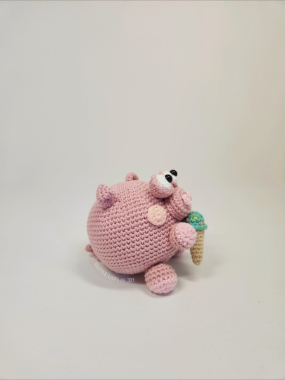 Crochet Pattern Amigurumi Pig "Ophelia"