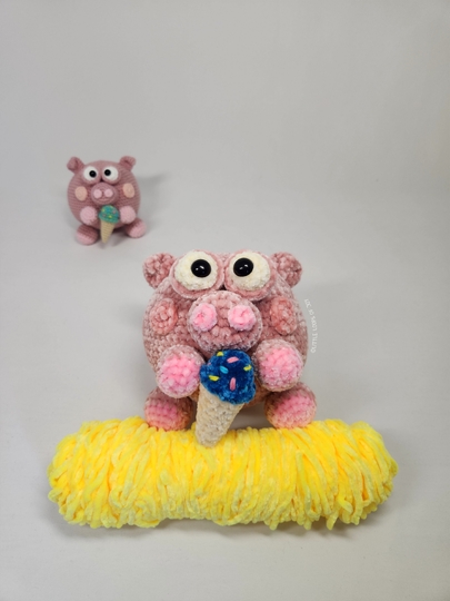 Crochet Pattern Amigurumi Pig "Ophelia"
