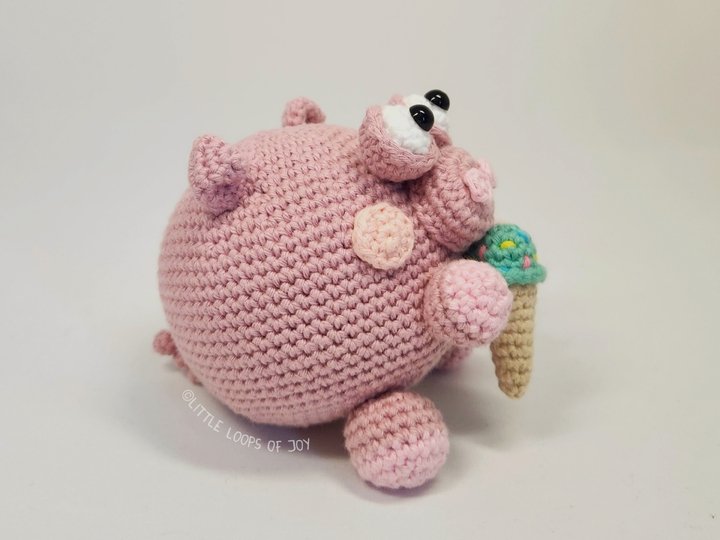Häkelanleitung Amigurumi Schweinchen "Ophelia"