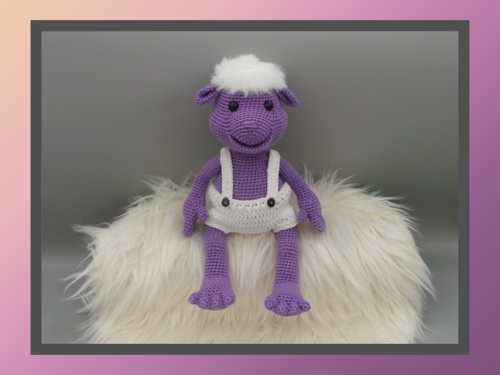 Häkelanleitung Freddy Fred, der freche Wollfreund