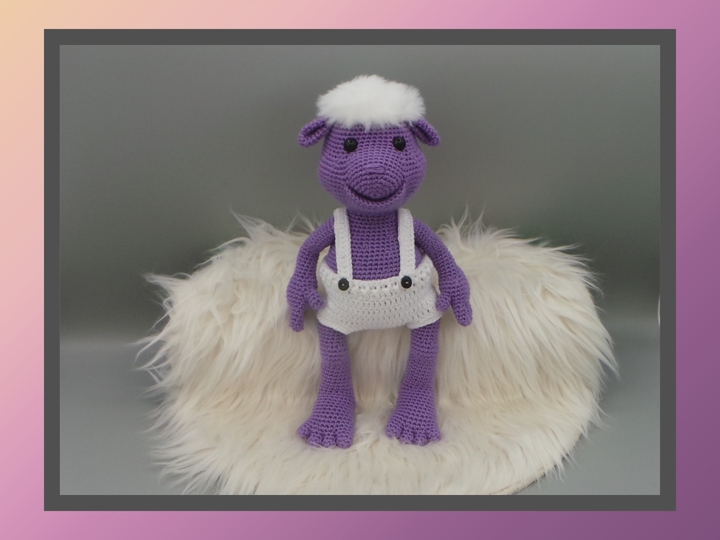 Häkelanleitung Freddy Fred, der freche Wollfreund