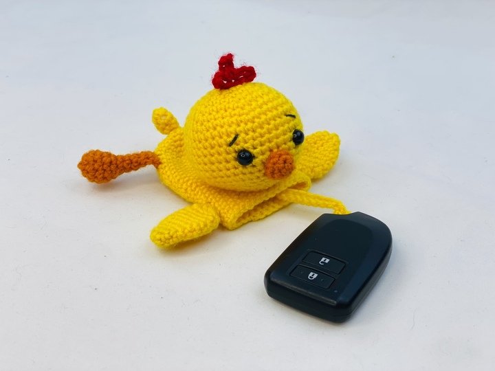Crochet Chicken Key Cozy Pattern