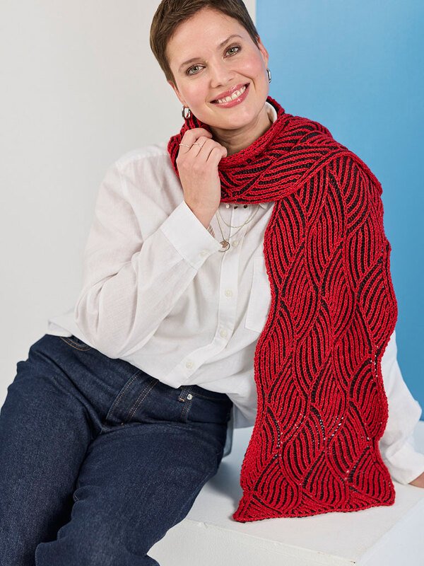 SCHAL GRETA, GESTRICKT - Bild 3