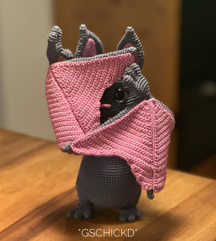 Flederbert - Bat Amigurumi Crochet Pattern with Wire Frame (PDF) - Image 2