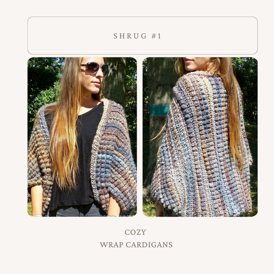 Crochet Pattern Bundle for Shrugs / Crochet Vests | Shrug Collection