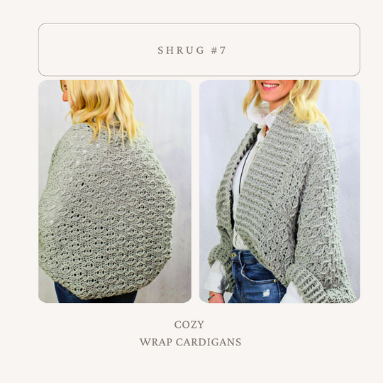 Crochet Pattern Bundle for Shrugs / Crochet Vests | Shrug Collection