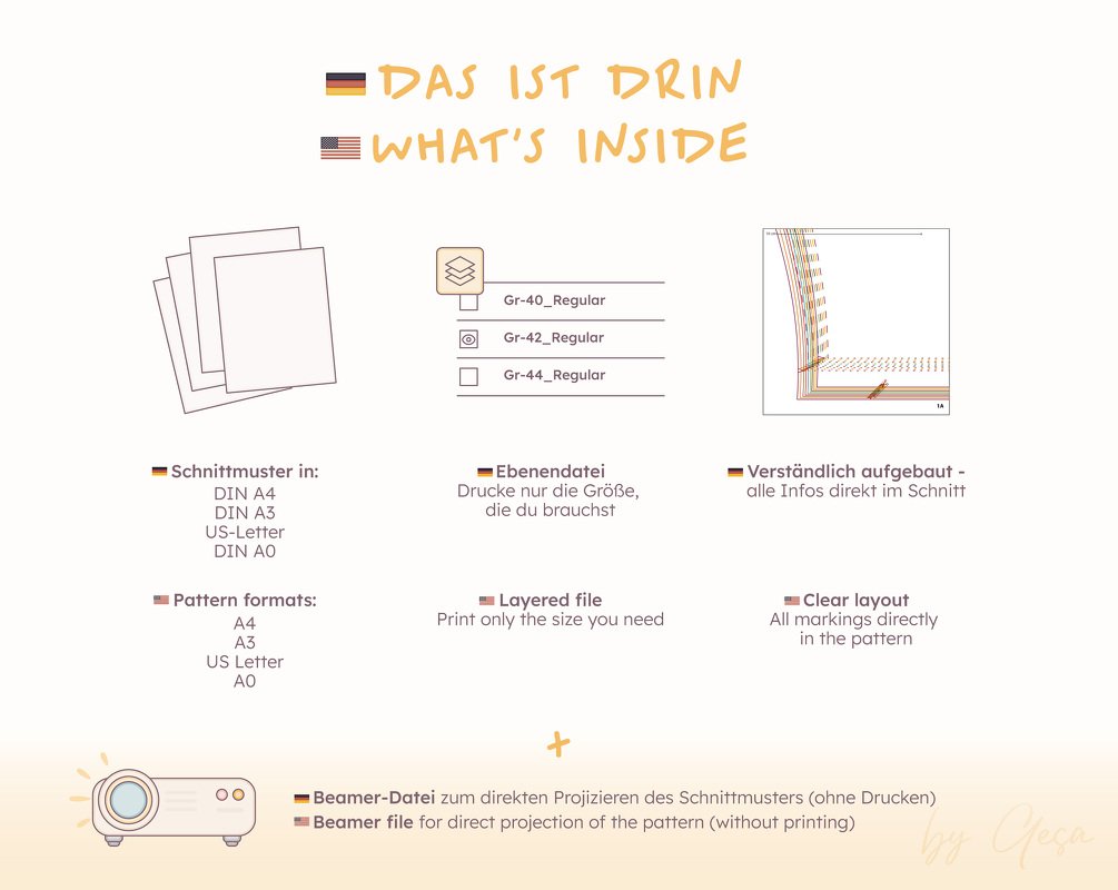 Flared pants – Regular 30–48 - Image 3