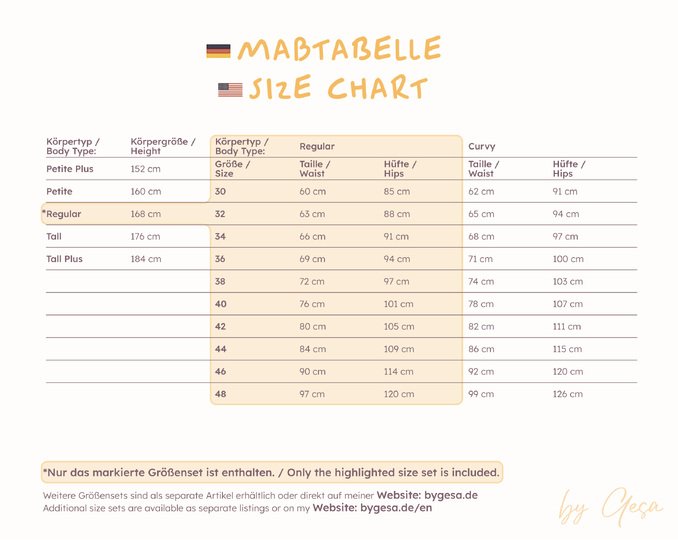 Schlaghose – Regular 30–48