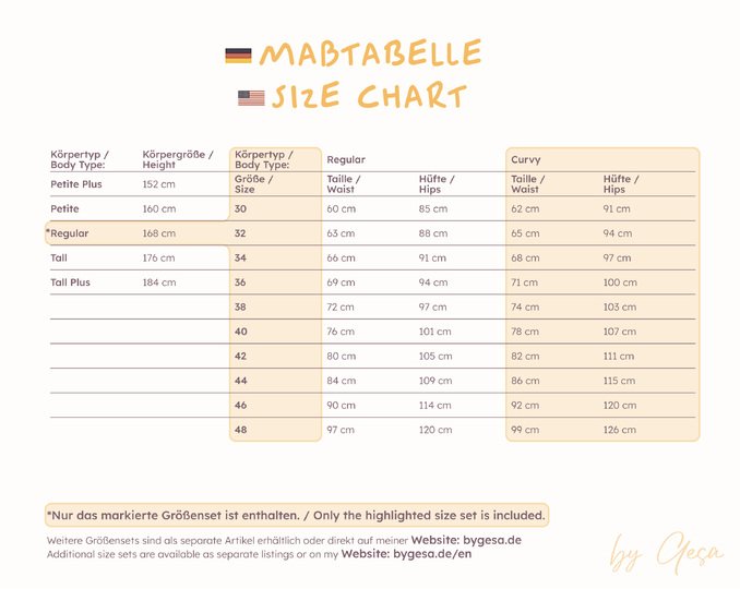 Schlaghose – Regular / Curvy 30–48
